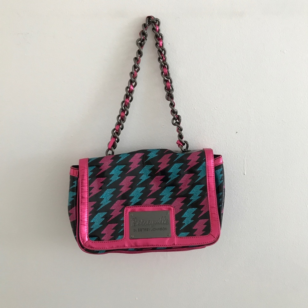 Betsey Johnson Betseyville Lightening Bolt Bag